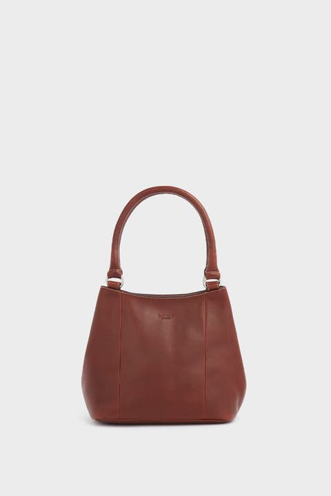 The Narissa Small Leather Hobo Bag