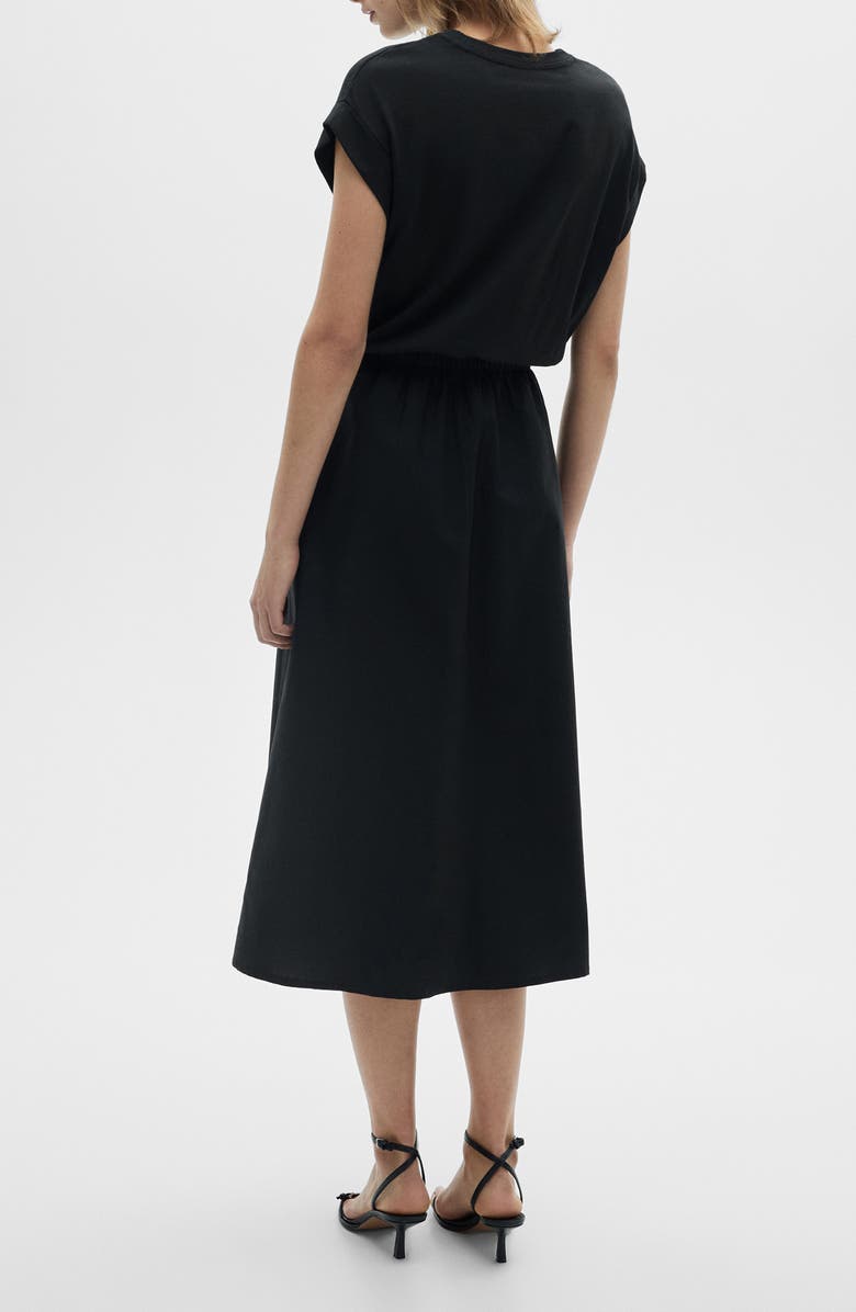 MANGO Cotton Knit A-Line Dress, Alternate, color, 