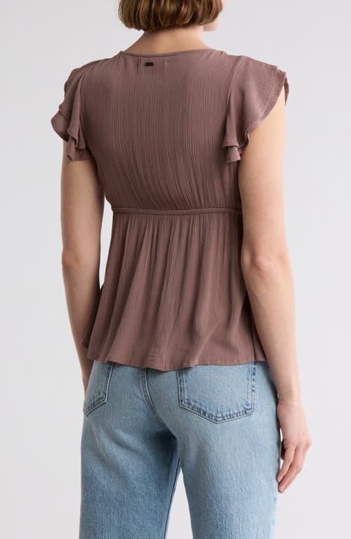 O'neill Deji Ruffle Peplum Top