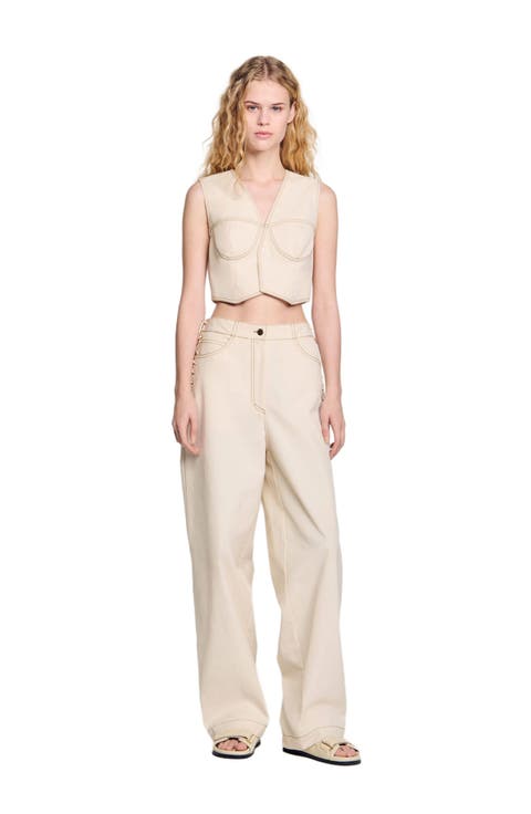Shop Beige SANDRO Online | Nordstrom