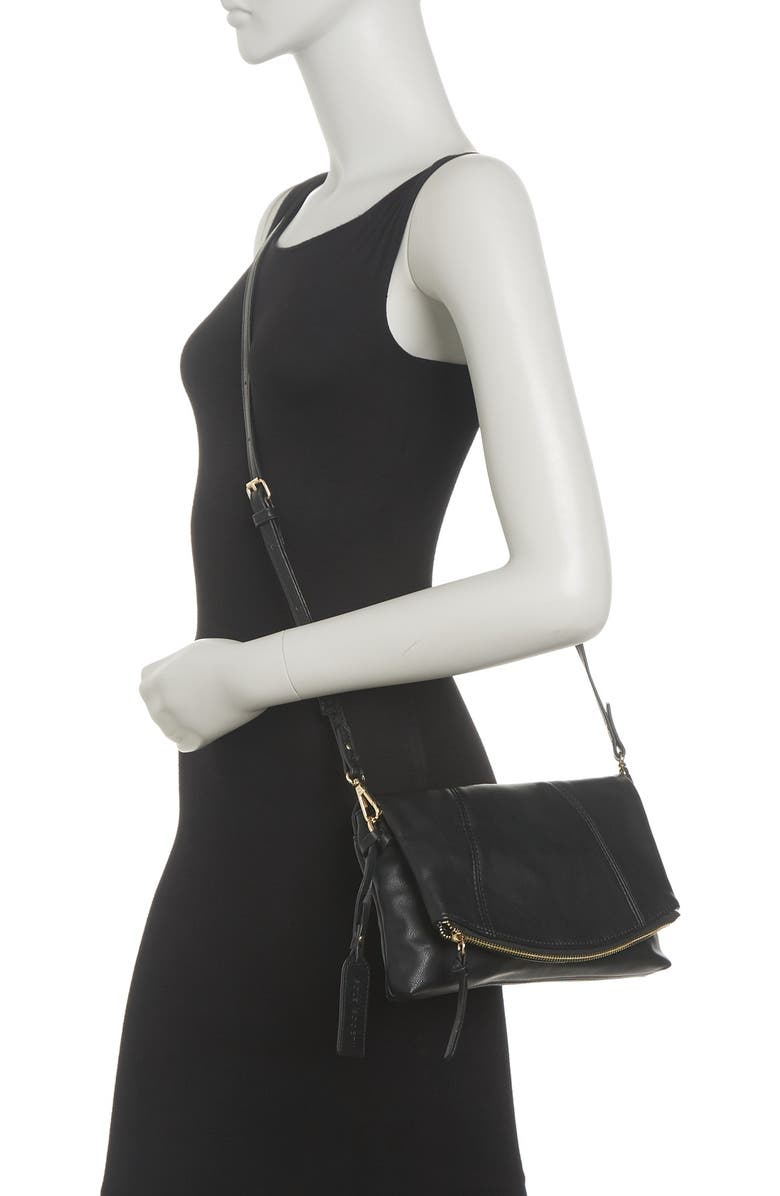 Sole Society Textured Faux Leather Clutch, Alternate, color,