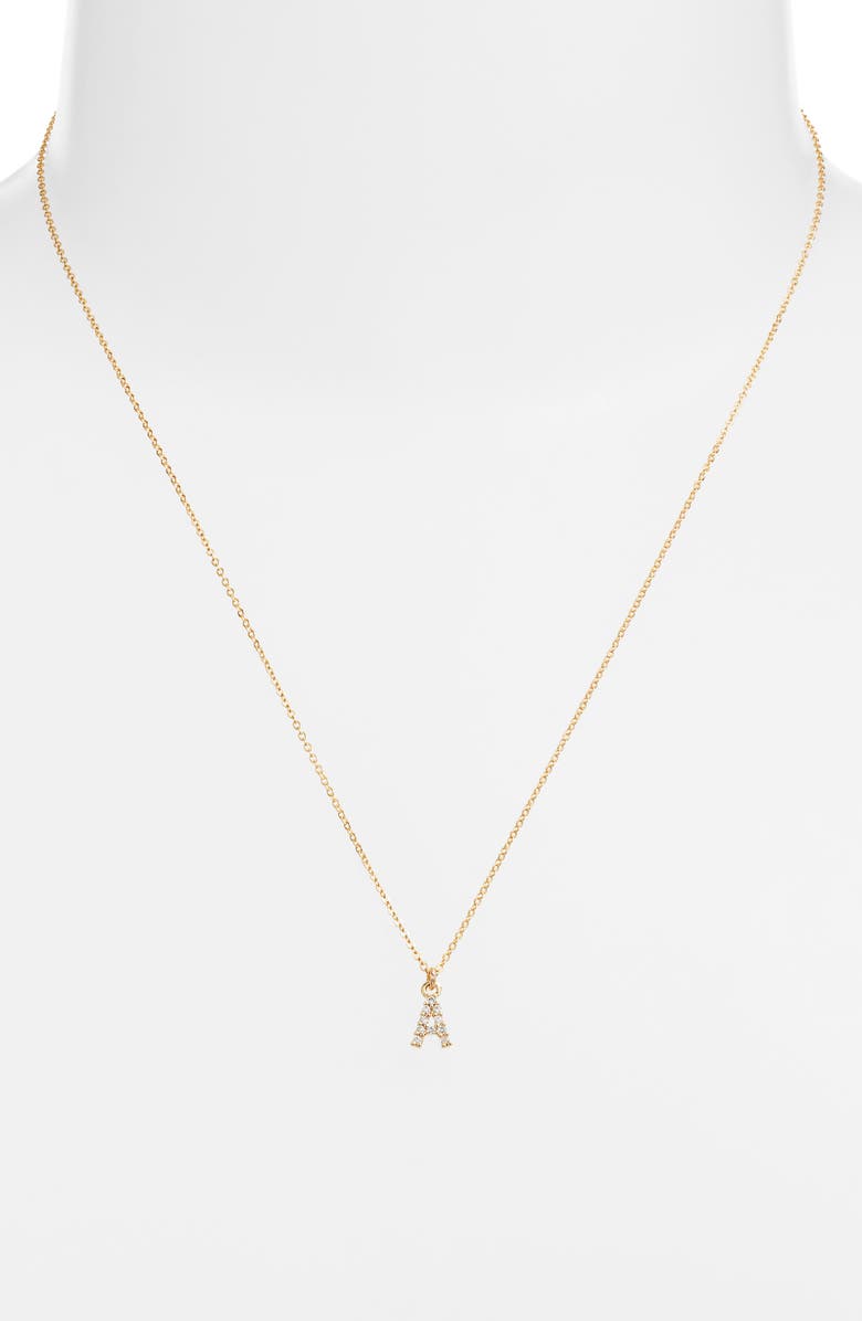 Set 
Stones Gemma Initial Necklace, Alternate, color, Gold / A