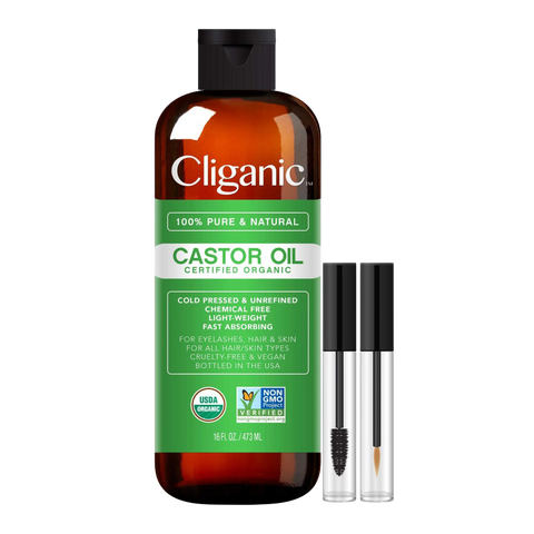Organic Castor Oil with Eyelash Kit