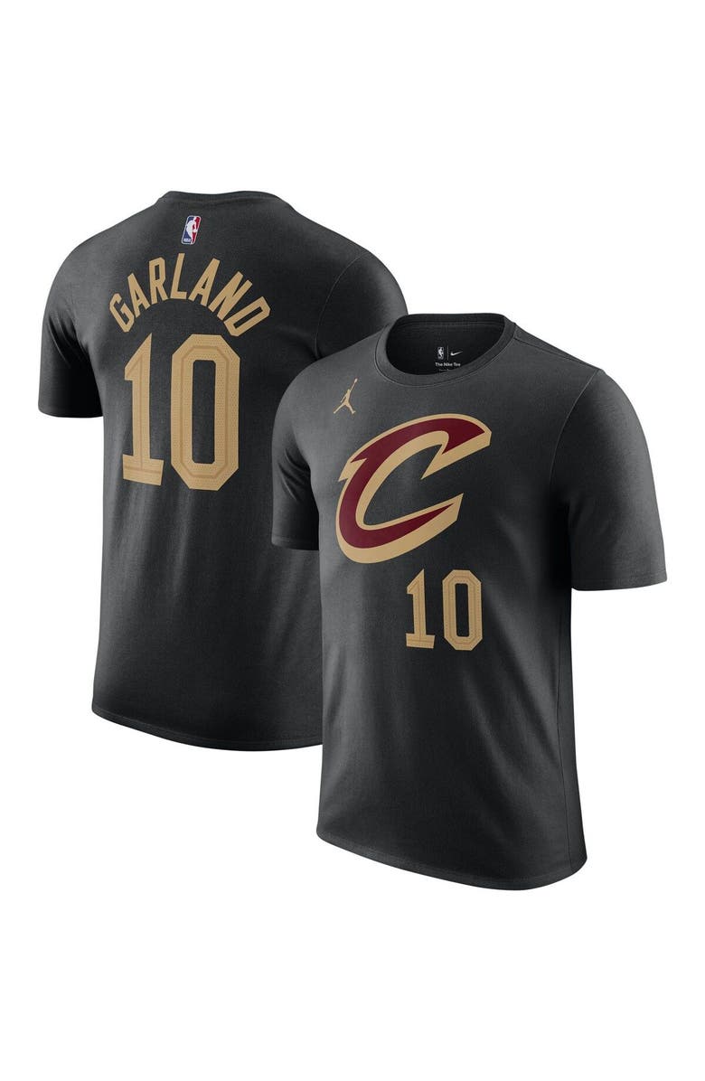 Jordan Brand Men's Jordan Brand Darius Garland Black Cleveland Cavaliers 2022/23 Statement Edition Name & Number T-Shirt, Main, color, Black