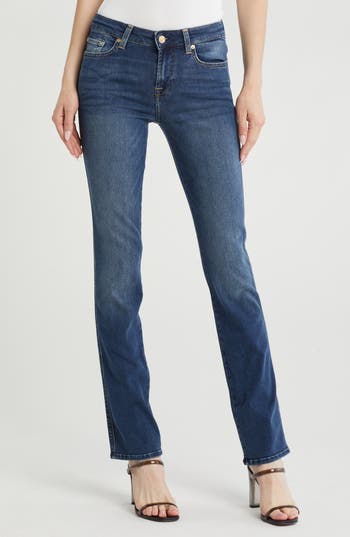 7 For All Mankind Kimmie Straight Leg Jeans in Cambridge at Nordstrom Rack, Size 23