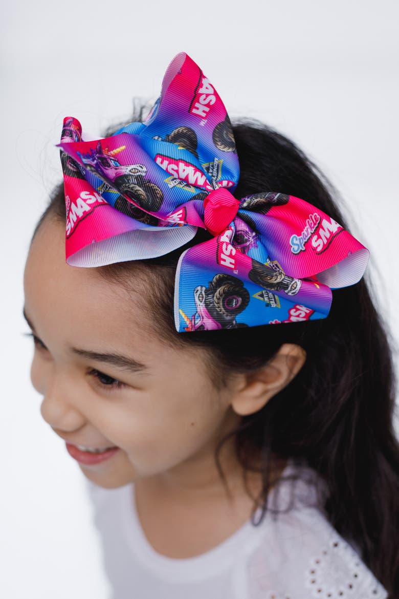 Bow Headband, Alternate, color, Pink Sparkle Smash