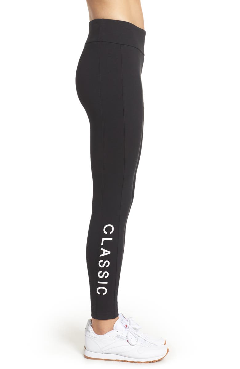 Reebok Classic Stretch Cotton Leggings, Alternate, color,