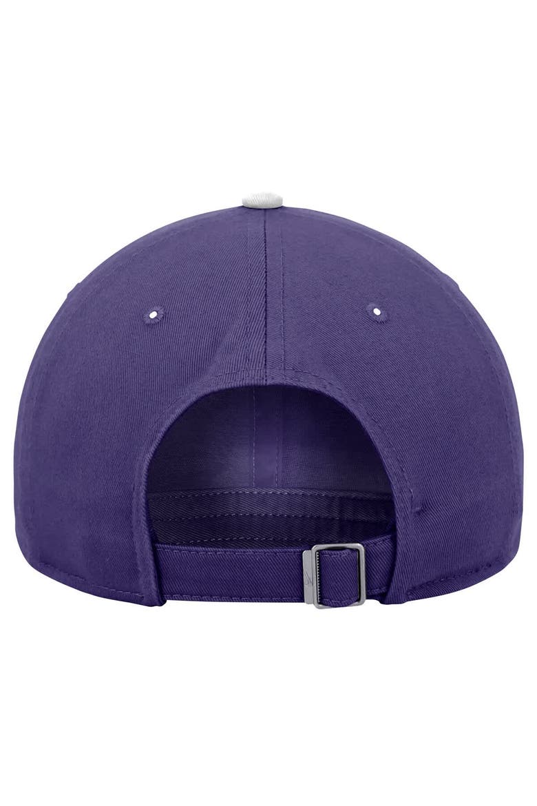 Men's Nike Purple TCU Horned Frogs Colorblock Club Adjustable Hat, Alternate, color, Purple