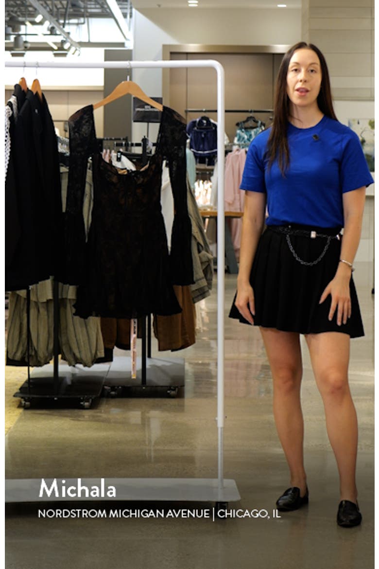 Analissa Long Sleeve Lace Minidress video