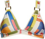 Becca Midcentury Metallic Bikini Top