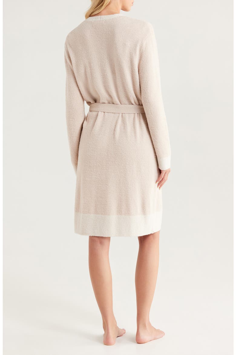CozyChic Lite® Tonal Contrast Robe, Alternate, color, CHAI/ SAND DUNE