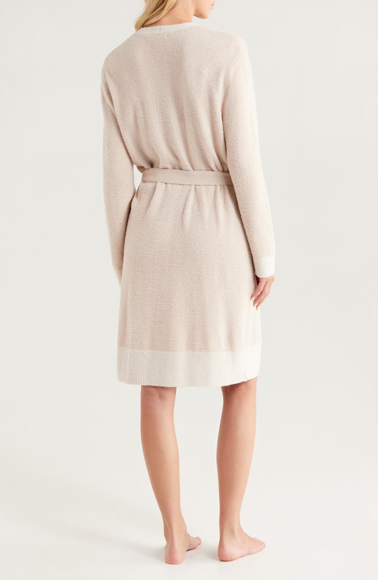 Barefoot Dreams<sup>®</sup> CozyChic Lite<sup>®</sup> Tonal Contrast Robe, Alternate, color, Chai/ Sand Dune