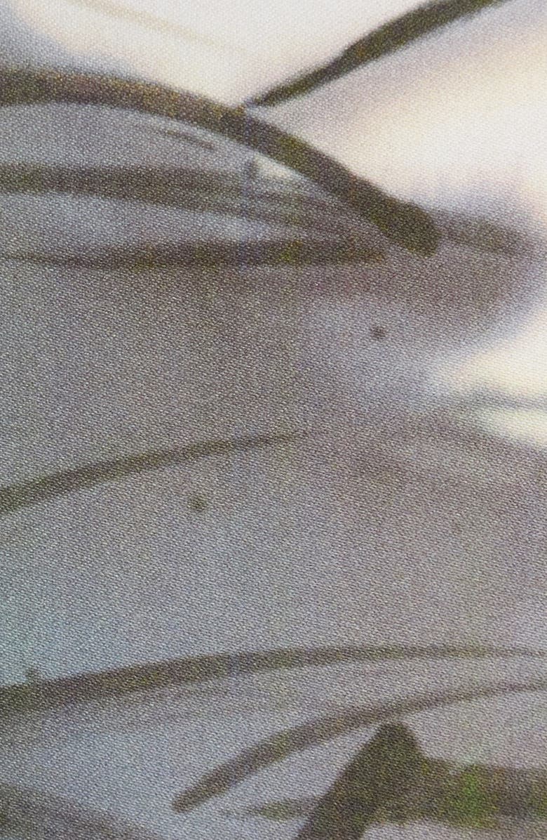 Natori Satin Robe, Alternate, color, White Multi