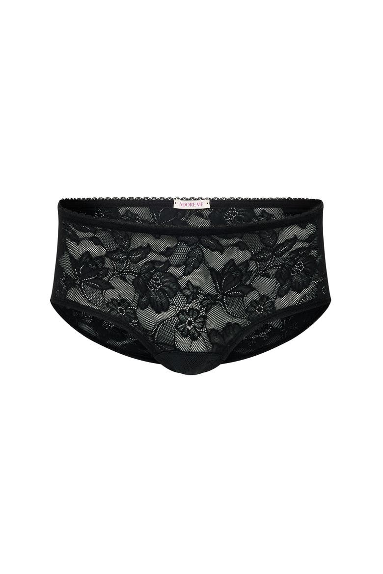 Marzia Shortie Panties, Alternate, color, Black