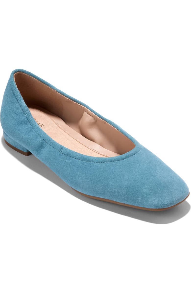 Cole Haan Go-To Valinda Ballet Flat, Main, color, Provincial Blue Sd