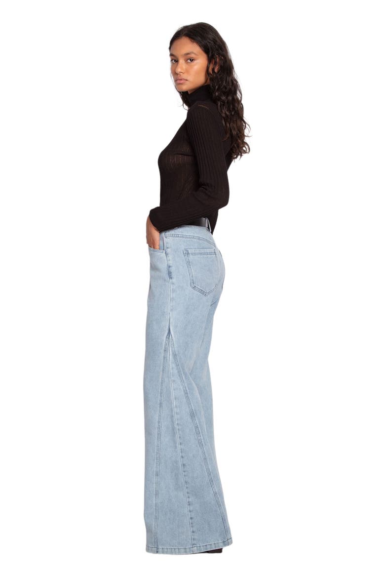 Firecracker Flare Jeans, Alternate, color, Stonewash