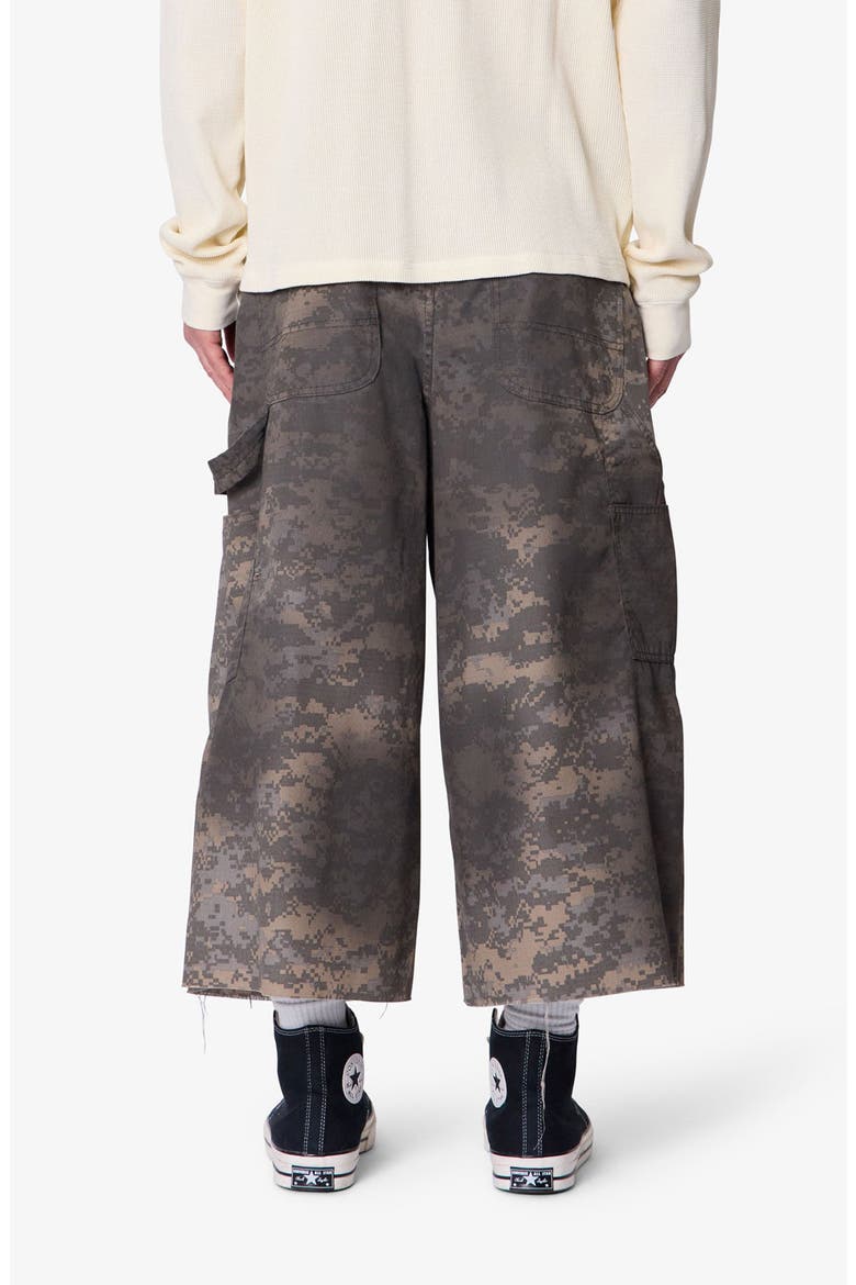 Extra Long Overdyed Digi Camo Cargo Shorts, Alternate, color, DIGI CAMO