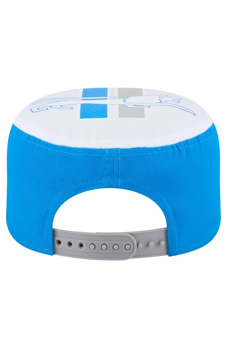 New Era Men's New Era Blue Detroit Lions Throwback Retro Painter Snapback Hat, Alternate, color, 