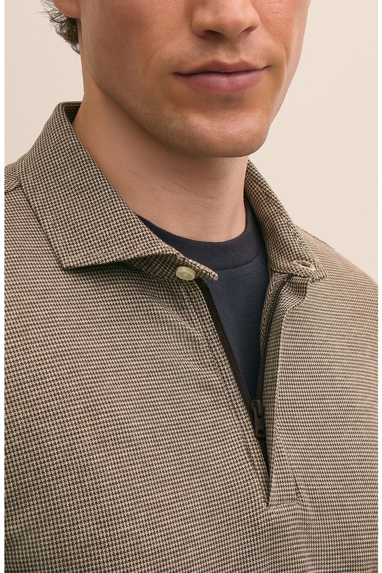 Performance Quarter Zip, Alternate, color, BROWN MULTI