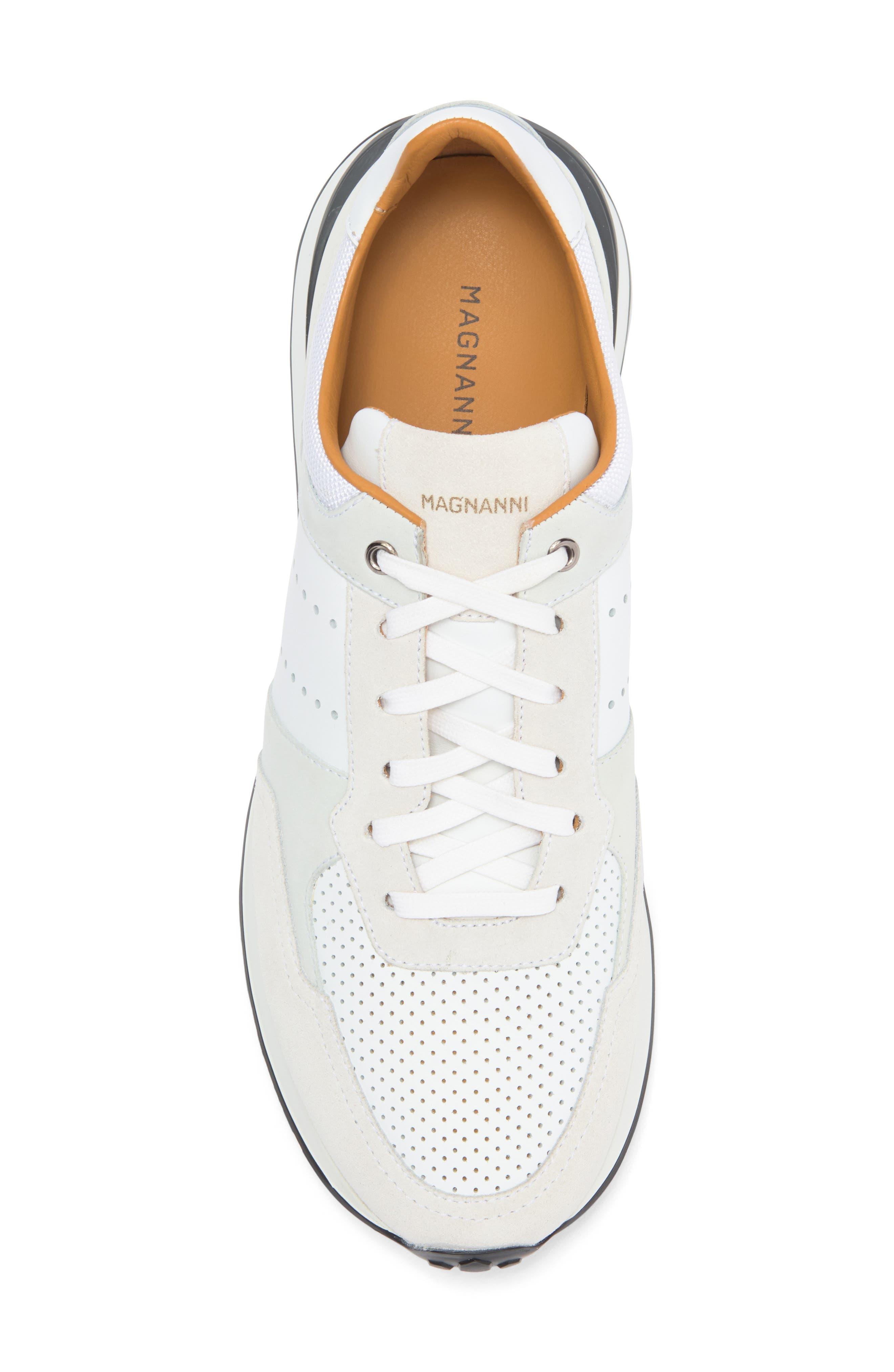 Magnanni Perforated Low Top Sneaker, Alternate, color, 