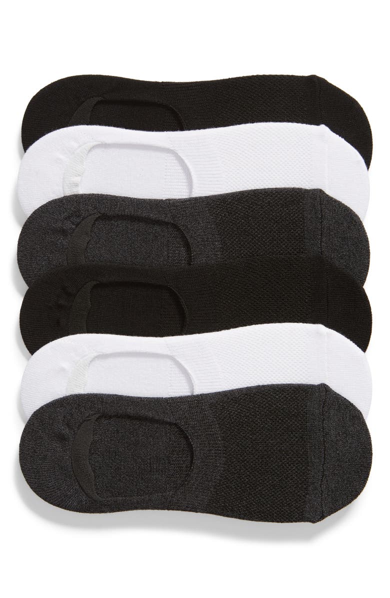 Nordstrom 6-Pack No-Show Liner Socks, Main, color, 
