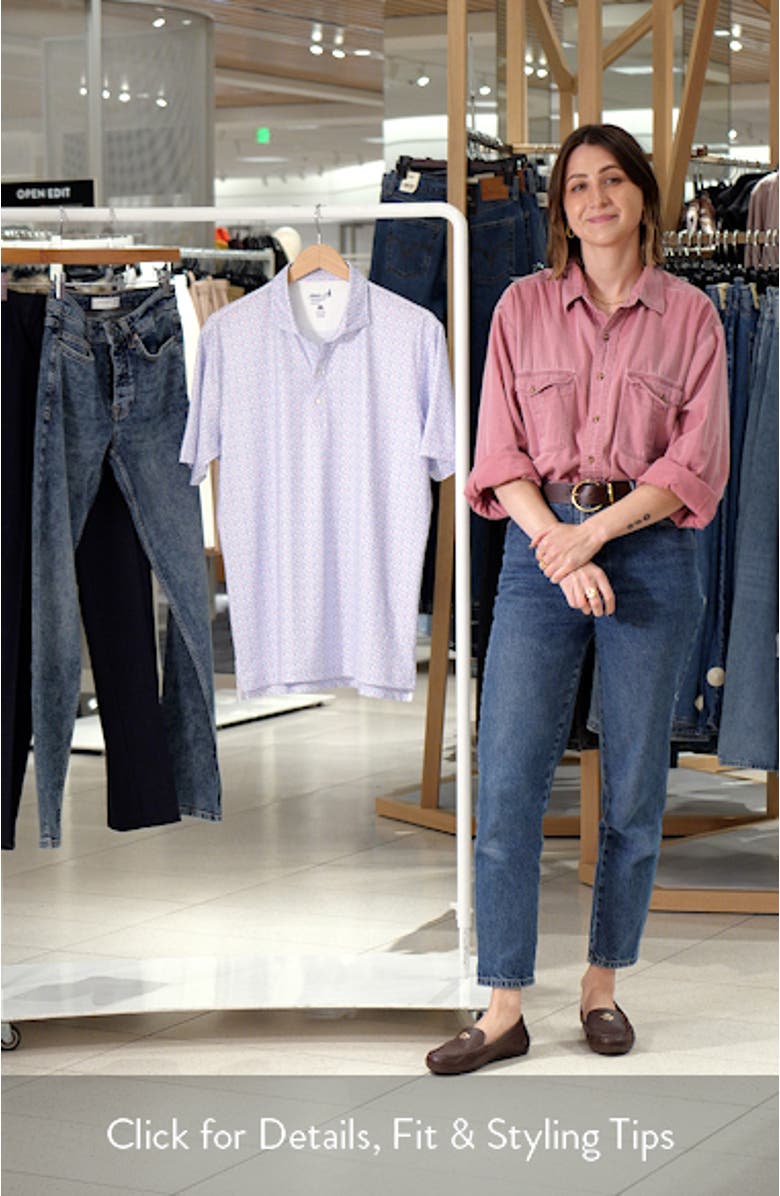 Springwood Scatter Print PREP-FORMANCE Golf Polo, sales video thumbnail