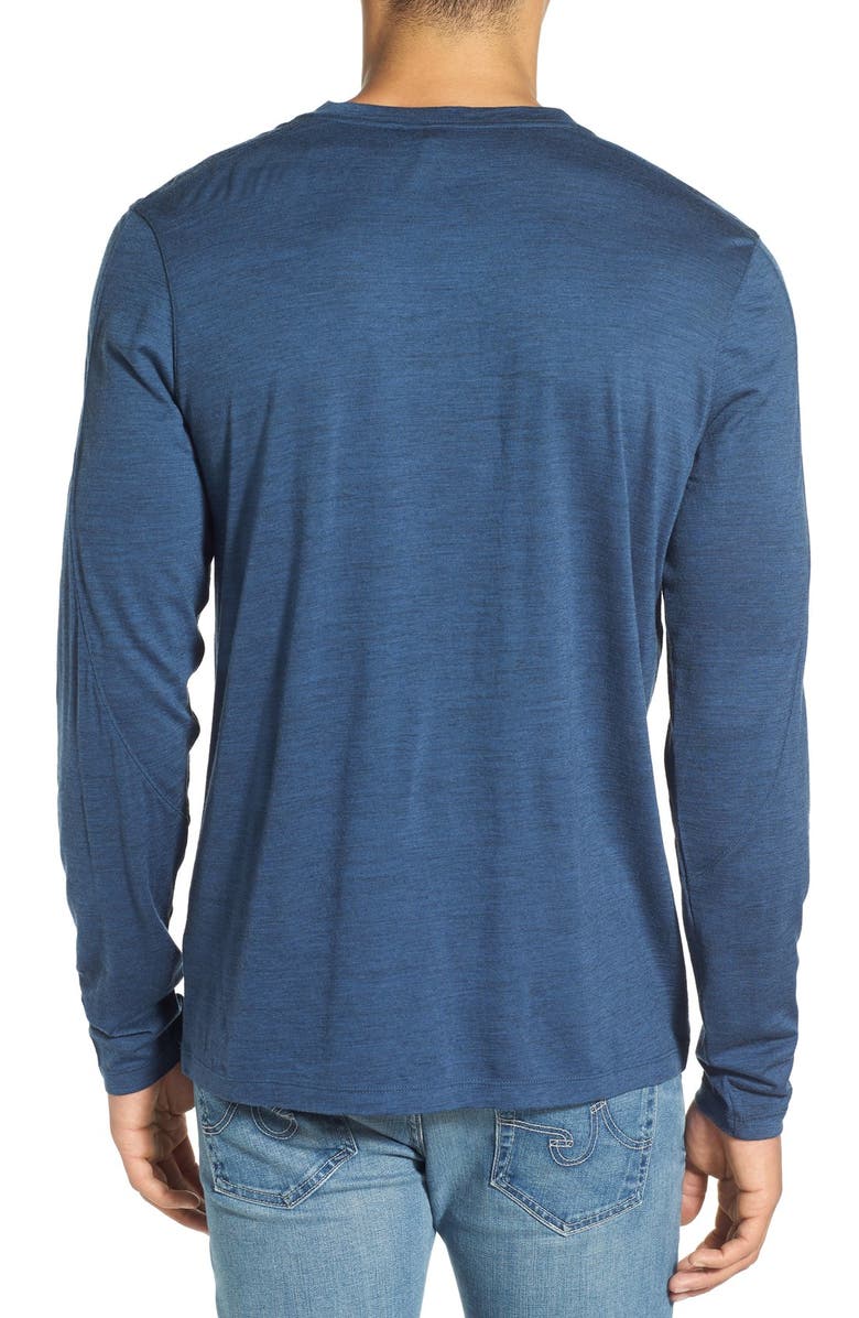 ibex 'OD' Merino Wool Long Sleeve Crewneck T-Shirt, Alternate, color,