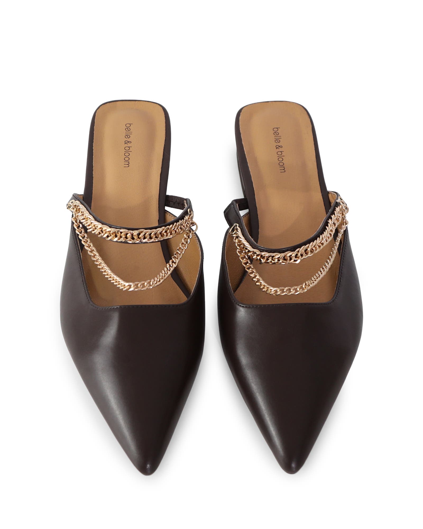 On The Go Leather Flat, Alternate, color, Dark Brown