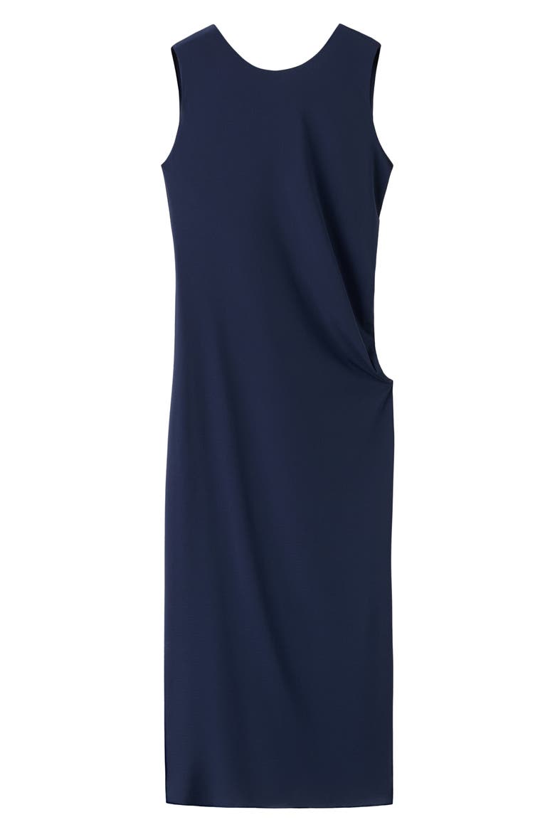 Asymmetric Cutout Sleeveless Dress, Alternate, color, NIGHT BLUE