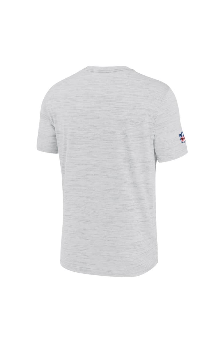 Nike Men's Nike White Houston Texans Sideline Velocity Athletic Stack Performance T-Shirt, Alternate, color, 