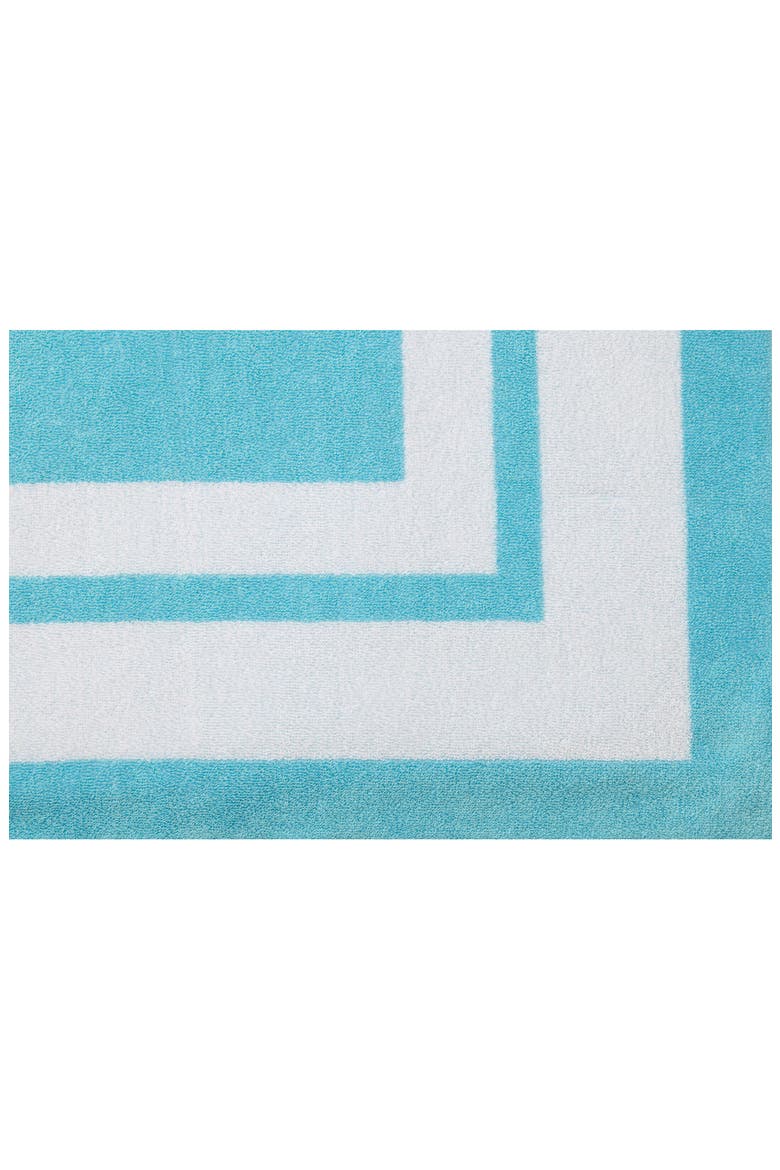 Mareta Cotton Beach Towel, Alternate, color, CLEARWATER