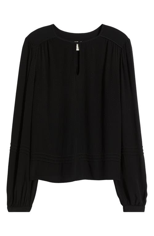 Shop Treasure & Bond Keyhole Top In Black