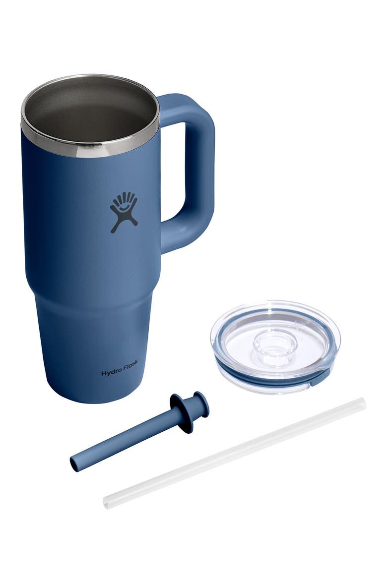 24 Ounce Travel Tumbler, Alternate, color, HARBOR BLUE