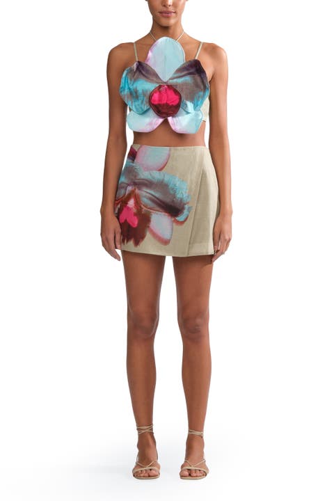 Orielle asymmetrical skirt
