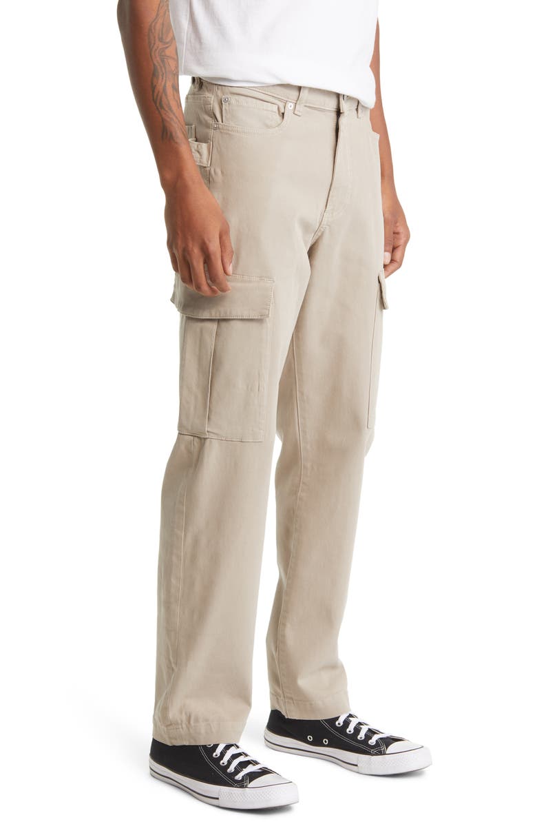 DL1961 Noah Tapered Straight Leg Cargo Jeans, Alternate, color, Brut