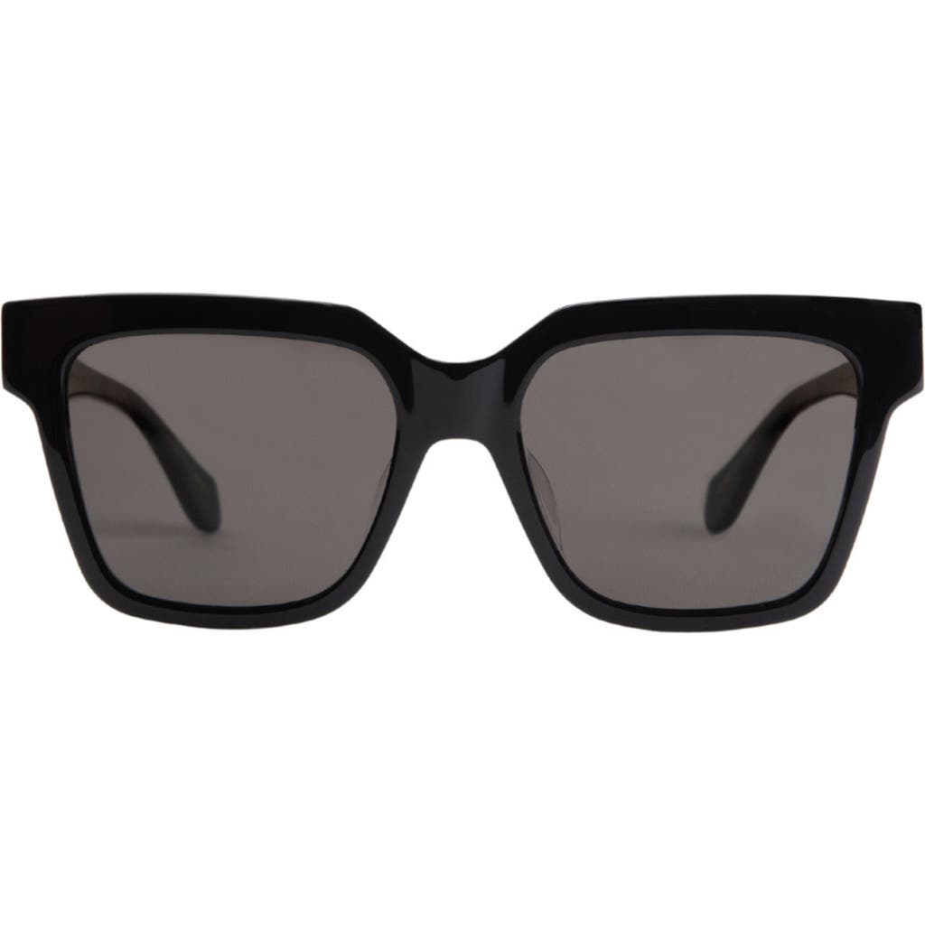 Mohala Eyewear Hana 55mm Medium Bridge Wide Width Polarized Square Sunglasses In Multi
