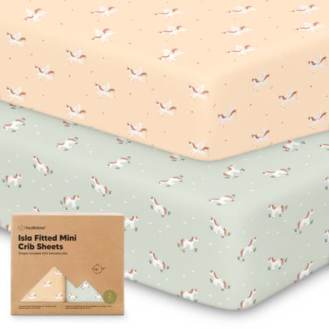 Isla Fitted Mini Crib Sheets