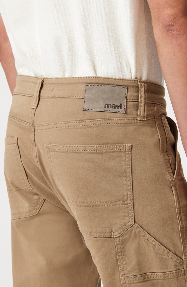 Mavi Jeans Oxford Loose Fit Cotton Stretch Twill Pants, Alternate, color, Khaki Casual Twill