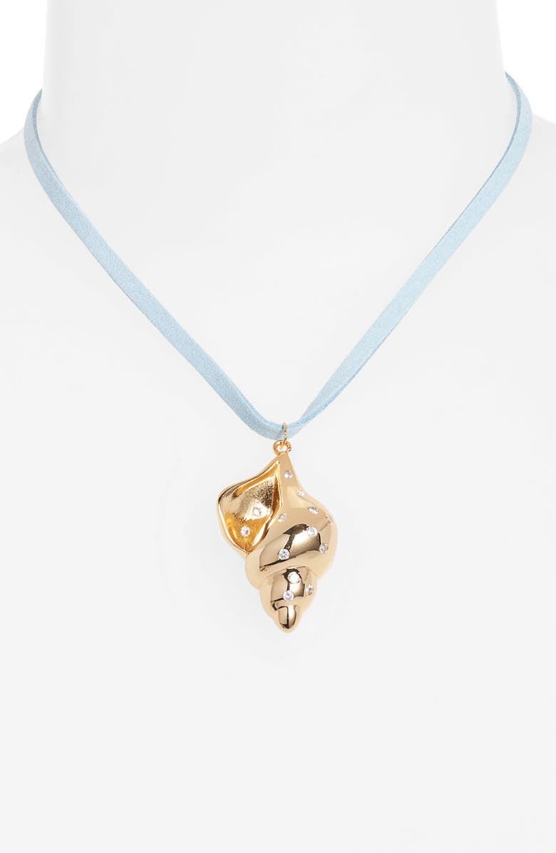 FRASIER STERLING Anguilla Pendant Necklace, Alternate, color, Blue