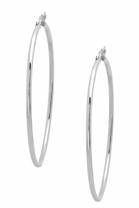 Stainless Steel Hoop Earrings