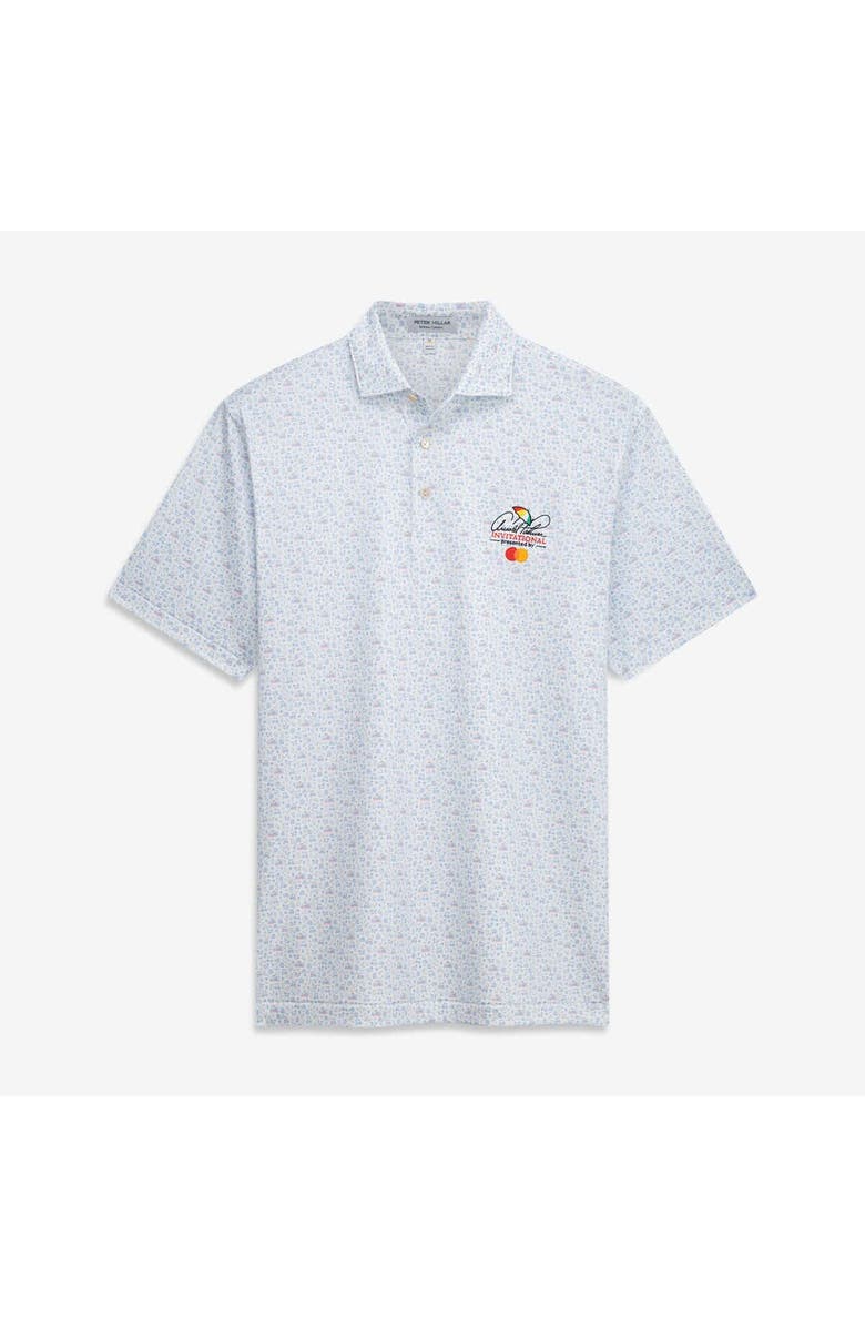 Peter Millar Men's Peter Millar White Arnold Palmer Invitational Custom Print Stretch Polo, Main, color, White
