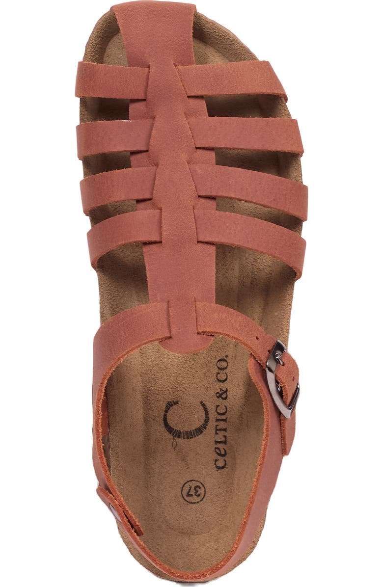 Celtic & Co. Fisherman'S Sandal, Alternate, color, Cognac