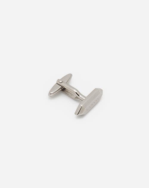 Lanvin Label Cufflinks In Silver