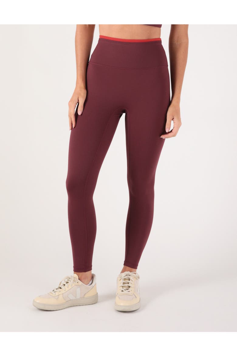 Vault 7/8 Legging, Main, color, Crimson Velvet/Scarlet