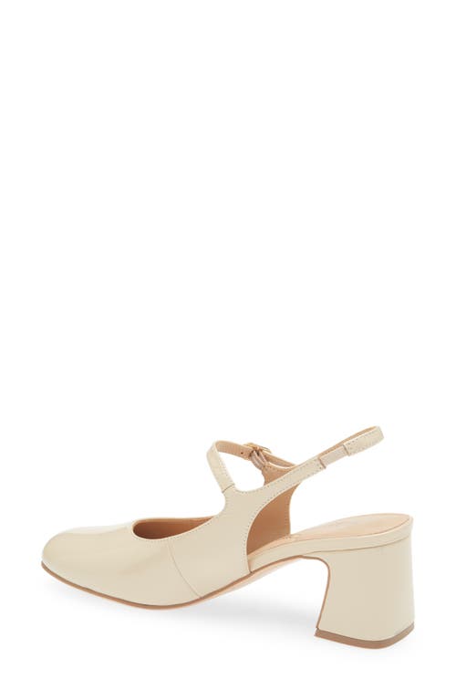 Regarde Le Ciel Edda Slingback Mary Jane Pump In Twinkle Crema