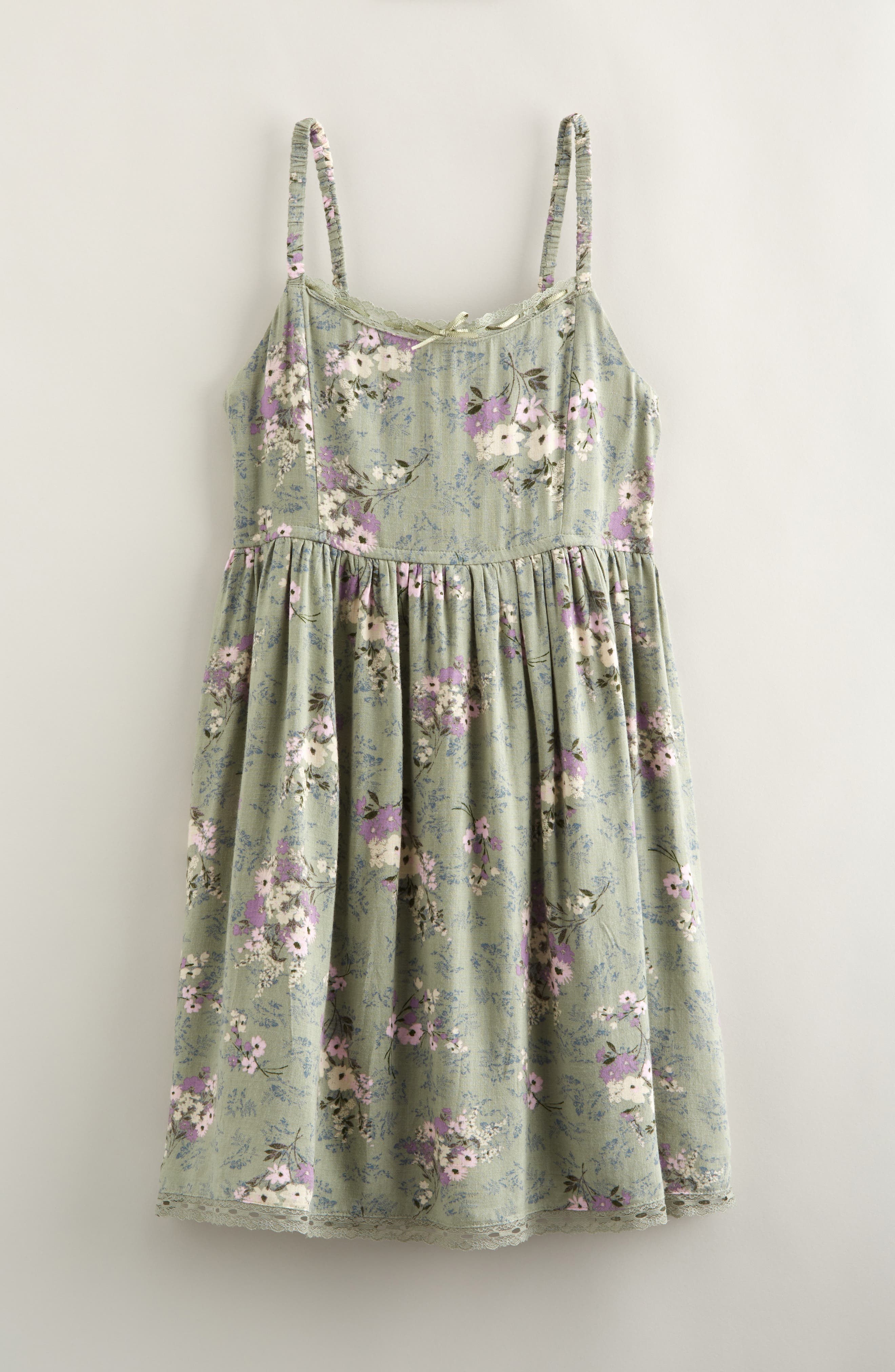 Treasure & Bond Kids' Floral Babydoll Slipdress