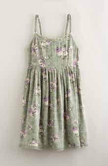 Treasure & Bond Kids' Floral Babydoll Slipdress