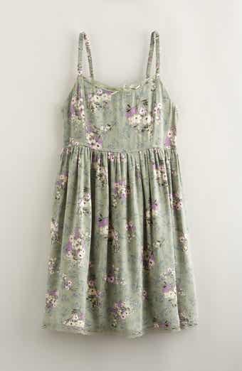 Treasure & Bond Kids' Floral Babydoll Slipdress