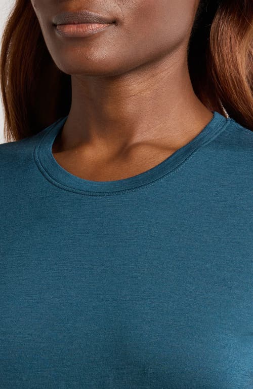 Smartwool Merino Wool Blend Short Sleeve T-shirt In Twilight Blue