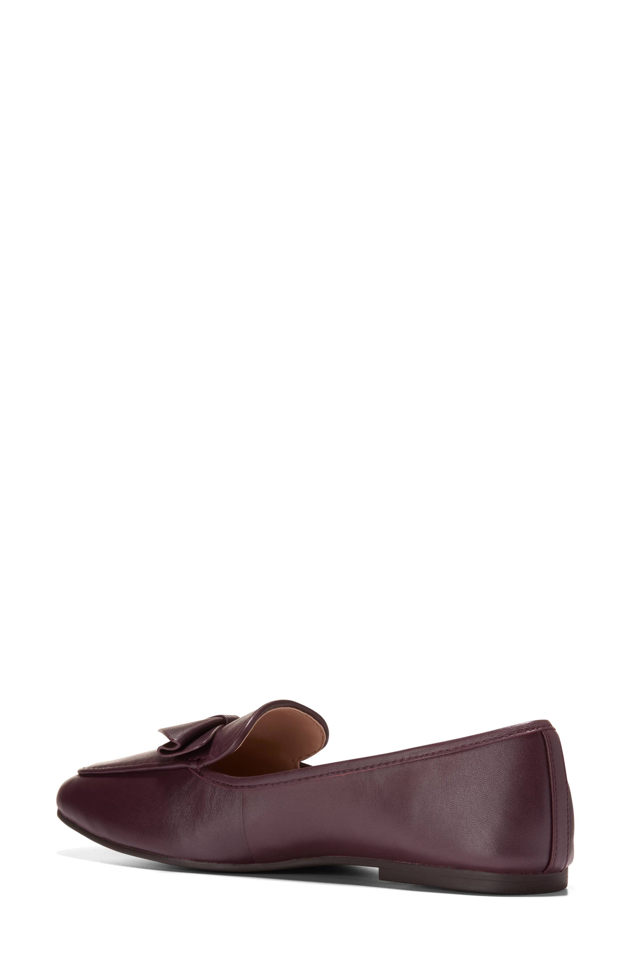 Payson Knot Loafer, Alternate, color, BLACK GARNET LEATHER